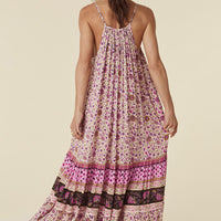 LADY UNTAMED STRAPPY MAXI DRESS LAVENDER