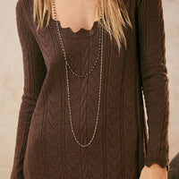 Lou Lou Knit Gown Cacao