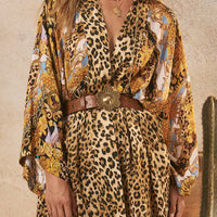 Lovers & Dreamers Short Robe Gold