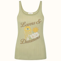Lovers & Dreamers Singlet Sage