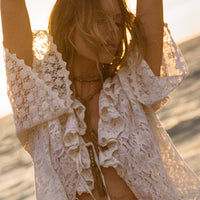 Lux Lisbon Lace Blouse Vintage Cream