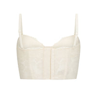 Lux Lisbon Lace Bustier Vintage Cream