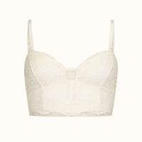 Lux Lisbon Lace Bustier Vintage Cream