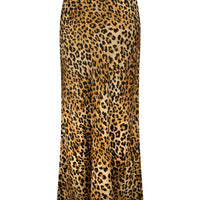 Samantha Bias Skirt Vintage Leopard