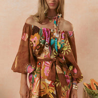 Birth of Venus Tunic Dress Caramel