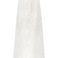 Free Love Lace Bias Skirt Vintage Cream
