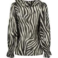 Zevra Blouse Washed Charcoal