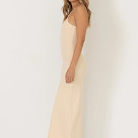 A LINE MAXI DRESS CREAM