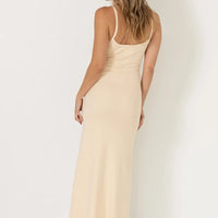 A LINE MAXI DRESS CREAM
