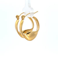 Lane Hoop Earrings Gold