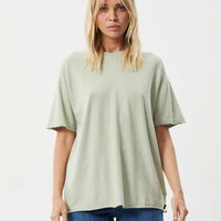 Slay Hemp Oversized T-shirt Eucalyptus