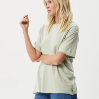 Slay Hemp Oversized T-shirt Eucalyptus