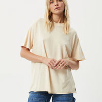 Slay Hemp Oversized T-shirt Sand