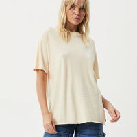 Slay Hemp Oversized T-shirt Sand