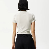 ICONIC HEMP RIBBED T-SHIRT