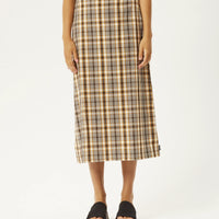 Check Out Midi Skirt Moonbeam Check