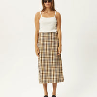 Check Out Midi Skirt Moonbeam Check