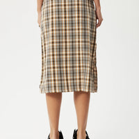 Check Out Midi Skirt Moonbeam Check