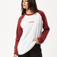 Ryan Oversized Long Sleeve Raglan Tee