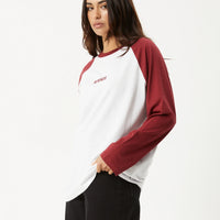 Ryan Oversized Long Sleeve Raglan Tee