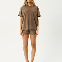 Fatigued Oversized Tee Coffee