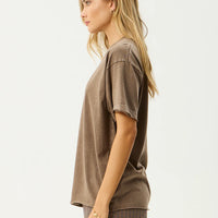Fatigued Oversized Tee Coffee
