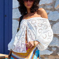 Yaya Lace Blouse Antique White
