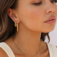 Bailey Hoop Earrings Gold