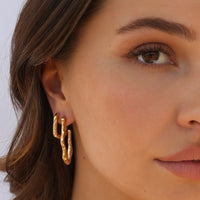 Bailey Hoop Earrings Gold
