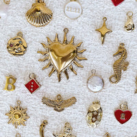 Latch and Lock Single Charms Gold