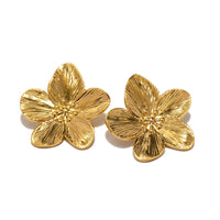 Flora Earrings in Gold