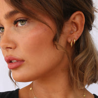 Hannah Hoops in Gold