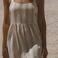 Harvest Tie Strap Maxi Dress Stripe