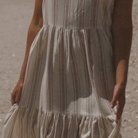 Harvest Tie Strap Maxi Dress Stripe