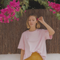 Low Key Logo Tee Pink