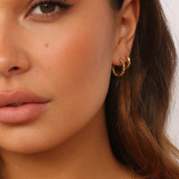 Ira Twist Hoops Gold