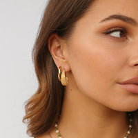 Parker Hoop Earrings Gold