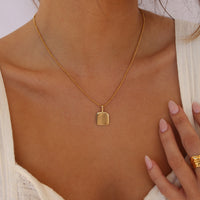 Tilt Engravable Necklace