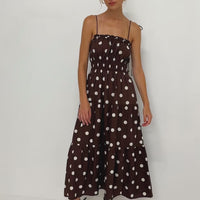 Harper Midi Dress Chocolate