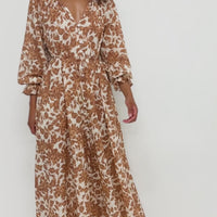 Milano Maxi Dress Walnut