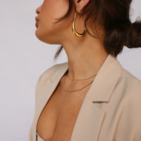 Quinn Hoop Earrings - Gold