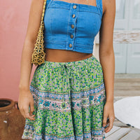 Phoenix Top Denim Blue