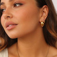 Spencer Teardrop Earrings Gold