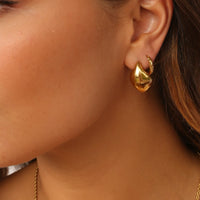 Spencer Teardrop Earrings Gold