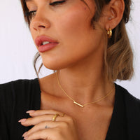 Theo Earrings in Gold