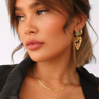 Theo Earrings in Gold