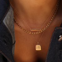 Tilt Engravable Necklace