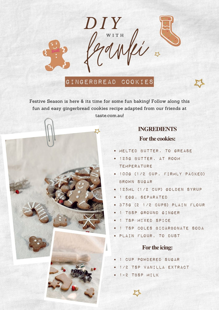 GINGERBREAD COOKIES RECIPE 🤤