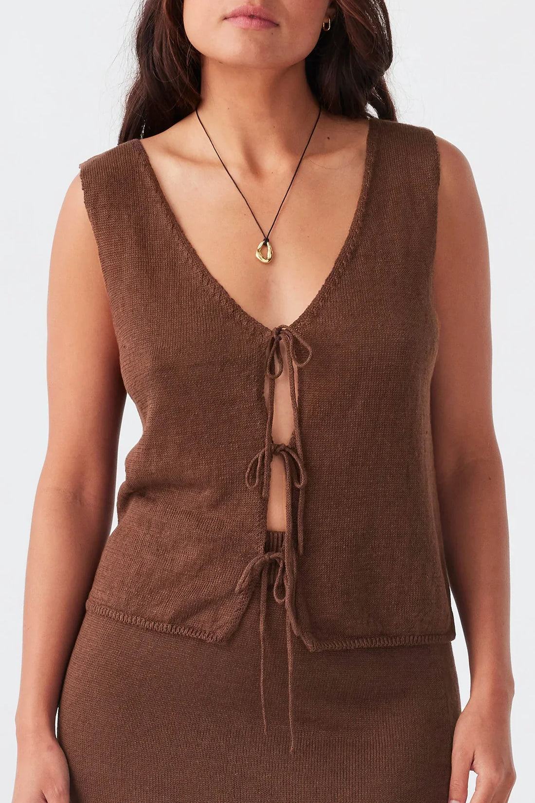 Perla Vest Chocolate