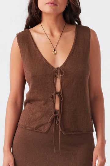 Perla Vest Chocolate